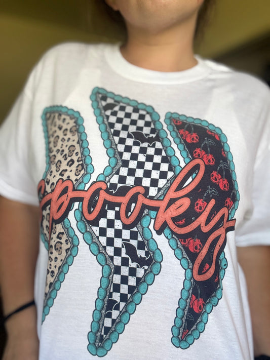 Halloween Lighting Bolts Tee