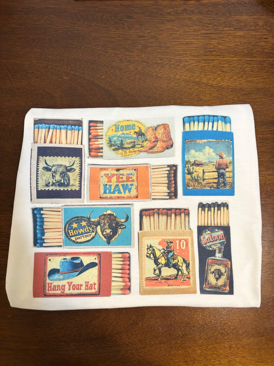 Western Matchbox Tee
