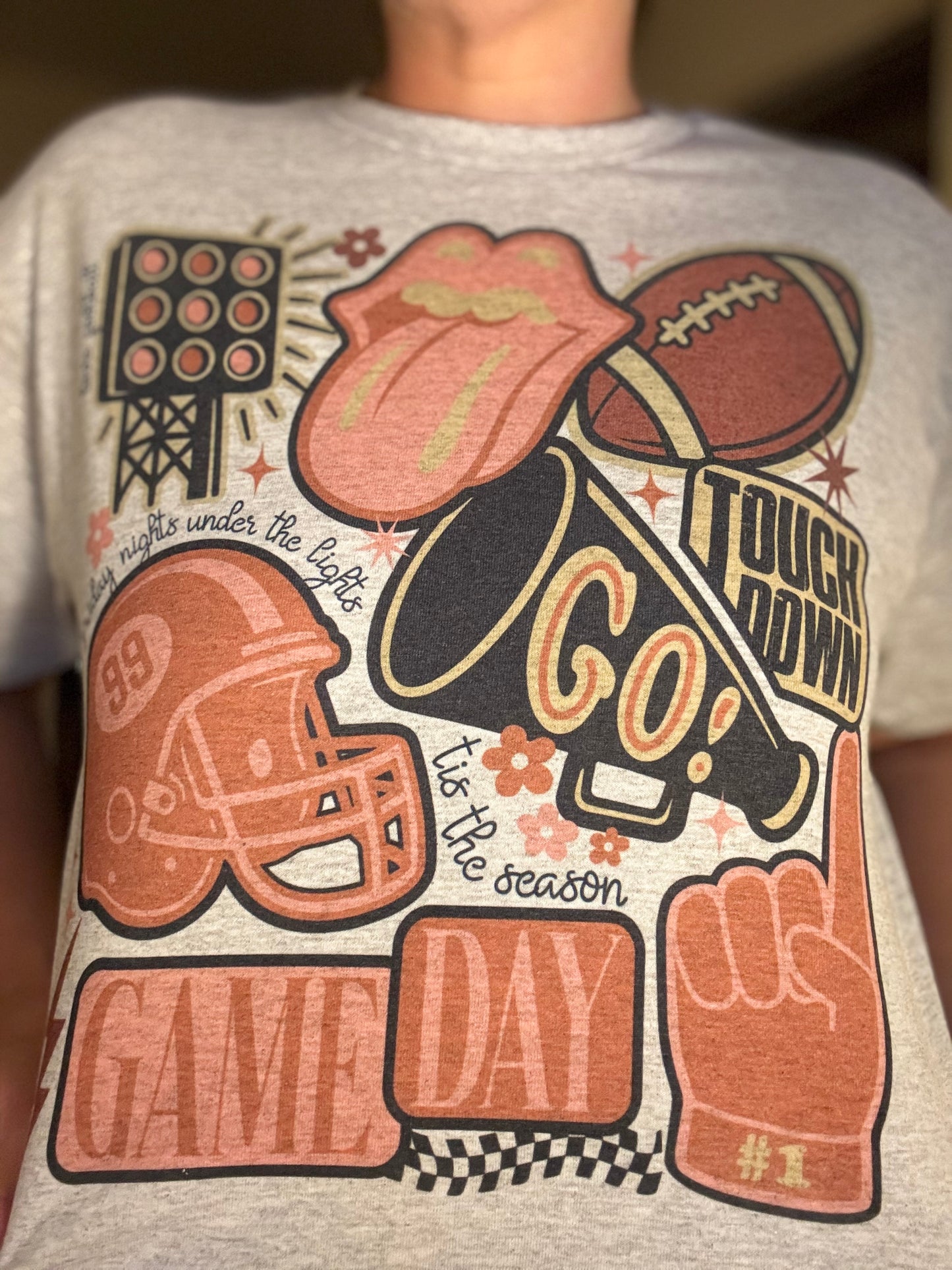 Boho Football Tee