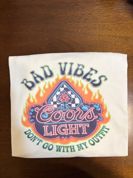 Bad Vibes don’t go with my outfit Tee