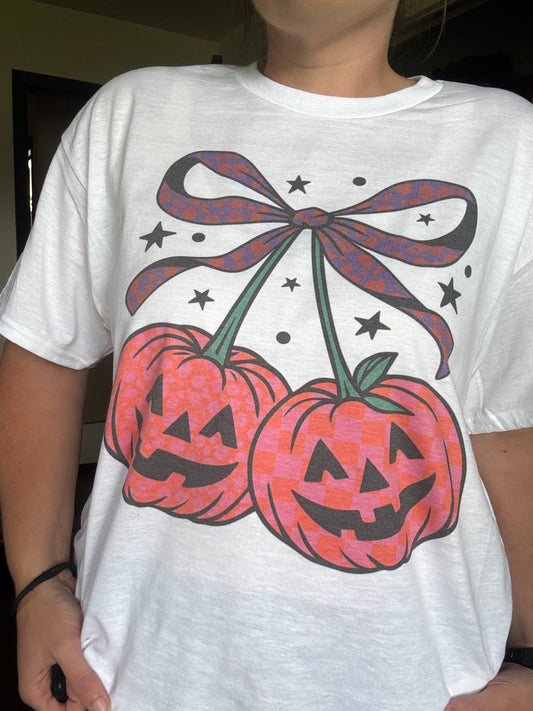 Pumpkin Cherries Tee