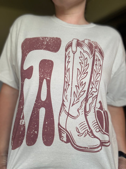 Fall Boots Tee