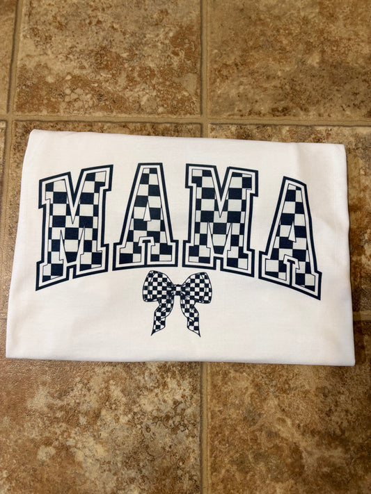 Mama Checkered Tee